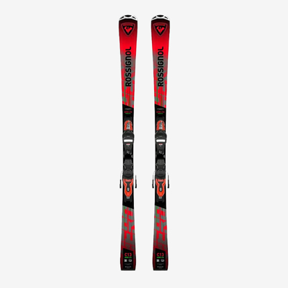 ROSSIGNOL odr smučarski set RANPJ03 SKI SET HERO LTD+ XP11 red black green