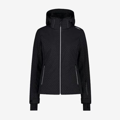 CMP ž bunda 34W3976 U901 SOFTSHELL SKI JACKET nero