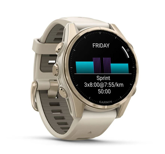 GARMIN športna ura FENIX® 8 AMOLED 010-02903-11 sapphire soft gold, 43 mm