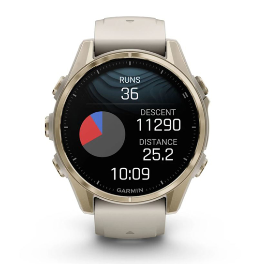 GARMIN športna ura FENIX® 8 AMOLED 010-02903-11 sapphire soft gold, 43 mm