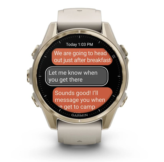GARMIN športna ura FENIX® 8 AMOLED 010-02903-11 sapphire soft gold, 43 mm