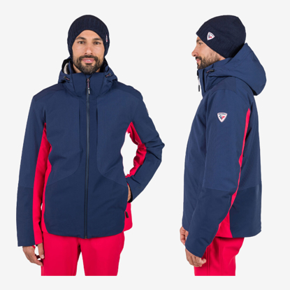 ROSSIGNOL m smučarska bunda RLNMJ03 715 DIRETTA MIX SKIJACKET dark navy red