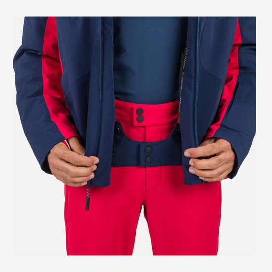 ROSSIGNOL m smučarska bunda RLNMJ03 715 DIRETTA MIX SKIJACKET dark navy red