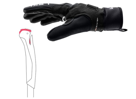 LEKI odr tekaške rokavice 652907301 CC SHARK black
