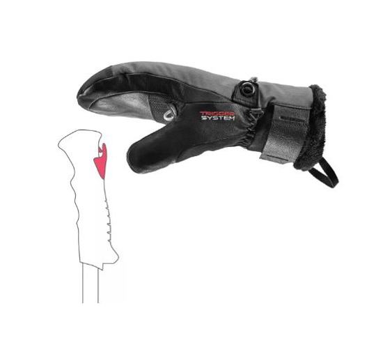 LEKI ž smučarske rokavice 654808502 LANTANA 3D GORE-TEX MITTEN graphite black