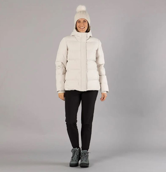 CMP ž puhovka 34K0706 A238 JACET WITH FIX HOOD beige