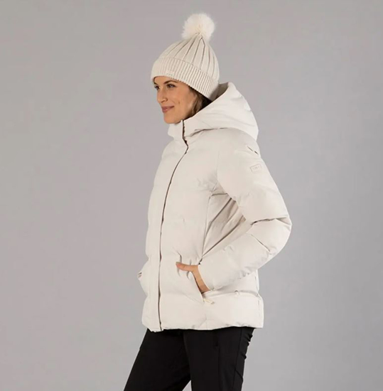 CMP ž puhovka 34K0706 A238 JACET WITH FIX HOOD beige
