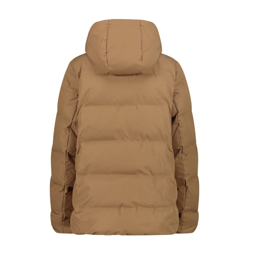 CMP ž puhovka 34K0706 P814 JACET WITH FIX HOOD malto