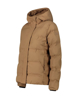 CMP ž puhovka 34K0706 P814 JACET WITH FIX HOOD malto