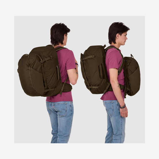 THULE nahrbtnik 808556 LANDMARK khaki 60L