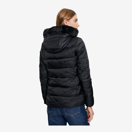 CMP ž jakna 34K0036F U901 PADDED JACKET WITH FIXED HOOD nero