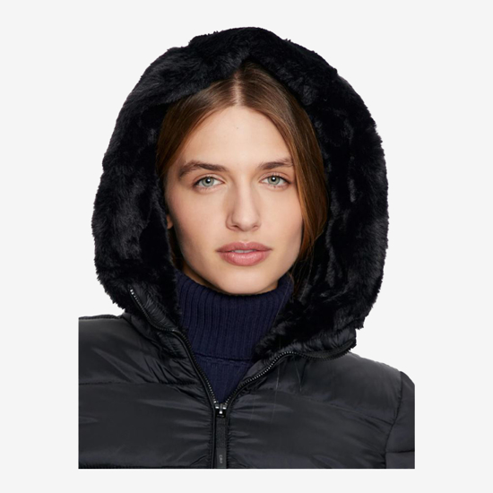 CMP ž jakna 34K0036F U901 PADDED JACKET WITH FIXED HOOD nero