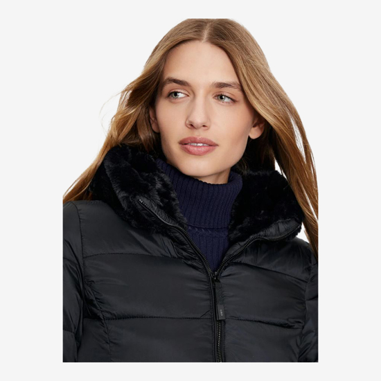 CMP ž jakna 34K0036F U901 PADDED JACKET WITH FIXED HOOD nero