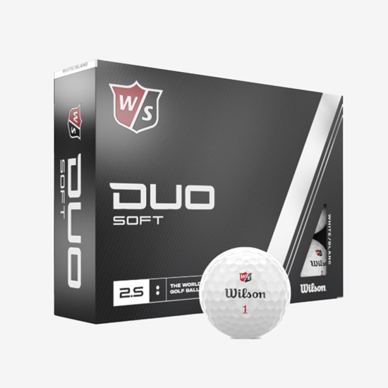 WILSON žogice za golf WG2006114 W/S DUO SOFT white 12 kom