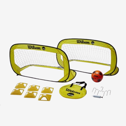WILSON komplet gol + žoga WTE3007KOT ULTIMATE BACKYARD SOCCER KIT