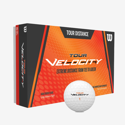 WILSON žogice za golf WGWR72000 TOUR VELOCITY EXTREME DISTANCE FROM TEE TO GREEN 15 kom
