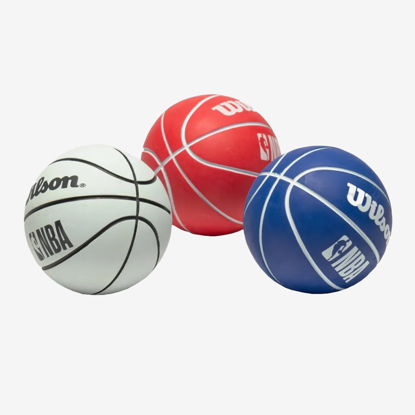 WILSON žogica WTB1100PDQ NBA DRIBBLER red blue white