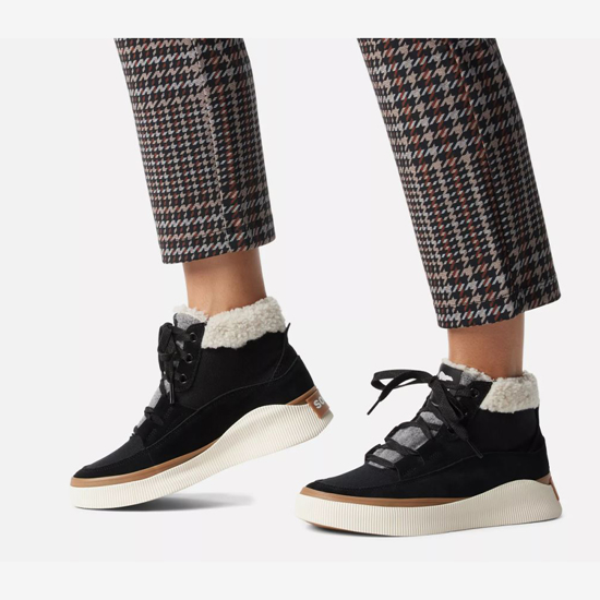 SOREL ž škornji NL5159 010 OUT N ABOUT™ IV MID SNEAKER WATERPROOF black sea salt