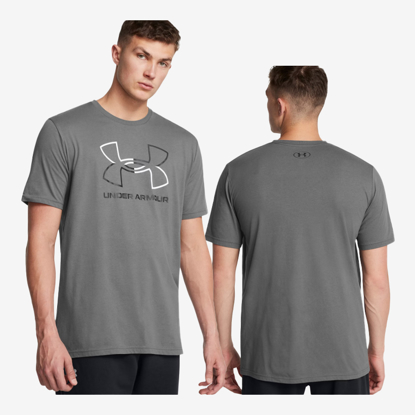 UNDER ARMOUR m majica 1382915-028 FOUNDATION SHORT SLEEVE castlerock white