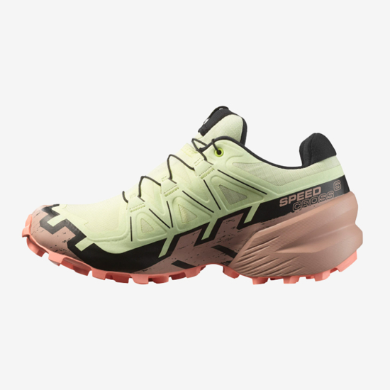 SALOMON ž trail copati 477655 SPEEDCROSS 6 GTX lime cream/mahogany rose