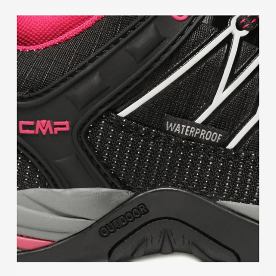 CMP ž pohodni čevlji 3Q54456 61UE RIGEL LOW WATERPROOF nero glacier