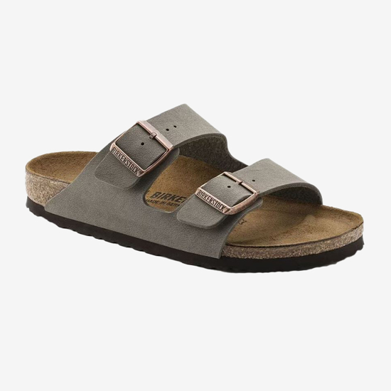 BIRKENSTOCK natikači 151213 ARIZONA -narrow- stone
