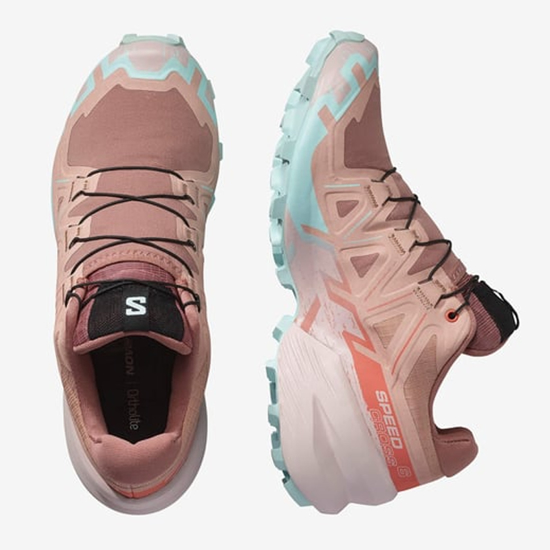 SALOMON ž trail copati 477665 SPEEDCROSS 6 mahogany rose/hushed violet/iced aqua