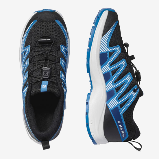SALOMON otr copati 477300 XA PRO V8 J black/white/french blue