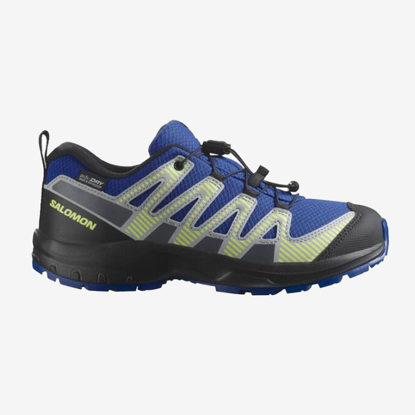 SALOMON otr copati 477296 XA PRO V8 WP J nautical blue/black/sharp green