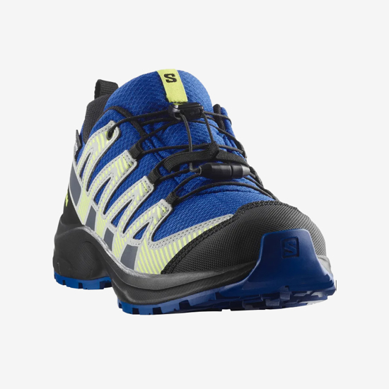 SALOMON otr copati 477296 XA PRO V8 WP J nautical blue/black/sharp green