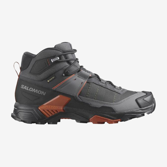 SALOMON m pohodni copati 477539 X ULTRA 5 MID GTX asphalt/castlerock