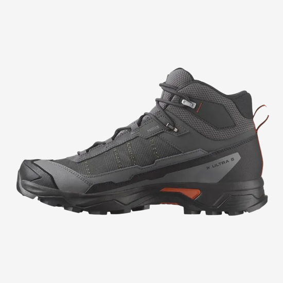 SALOMON m pohodni copati 477539 X ULTRA 5 MID GTX asphalt/castlerock