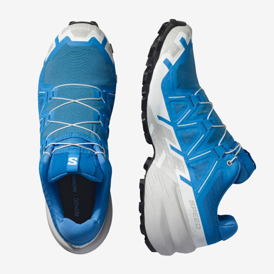 SALOMON m trail copati 477658 SPEEDCROSS 6 french blue/lunar rock/white