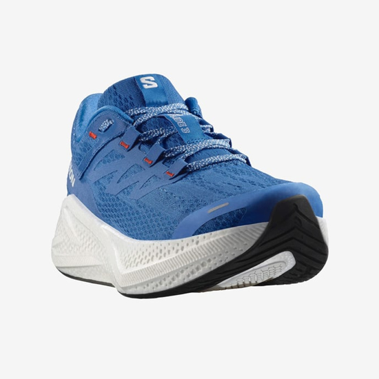 SALOMON m tekaški copati 478105 AERO GLIDE 3 french blue/white/cherry tomato