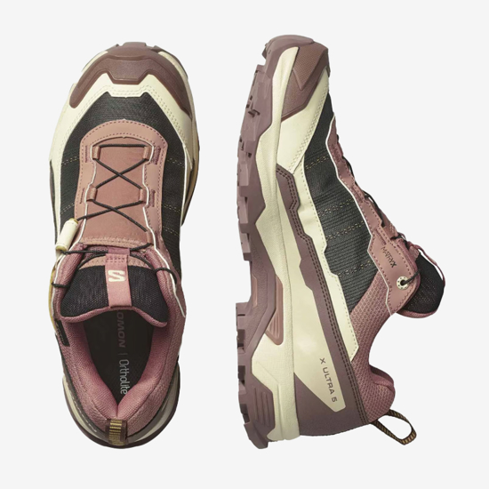SALOMON ž pohodni čevlji 477260 X ULTRA 5 GTX burlwood/french roast