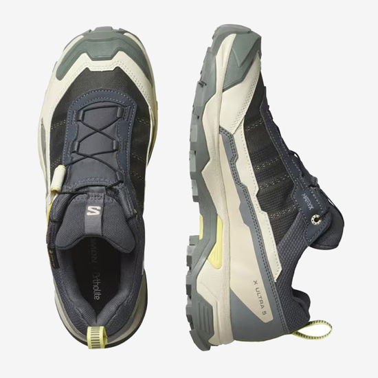 SALOMON ž pohodni čevlji 477264 X ULTRA 5 GTX turbulence/sedona sage/yellow iris