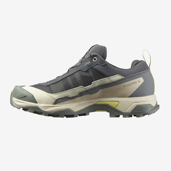 SALOMON ž pohodni čevlji 477264 X ULTRA 5 GTX turbulence/sedona sage/yellow iris