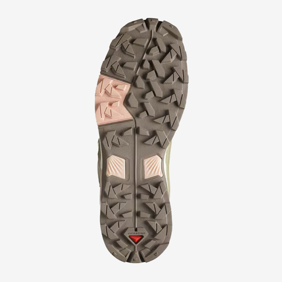 SALOMON ž pohodni čevlji 477980 X ULTRA 5 aloe/shortbread/mahogany rose