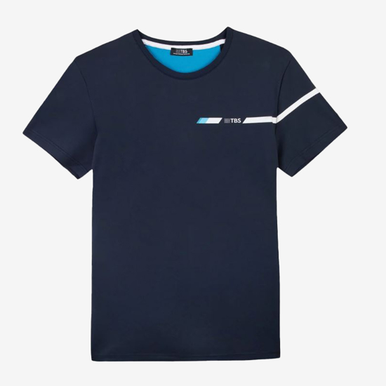 TBS m majica BRICETEE 14612 marine
