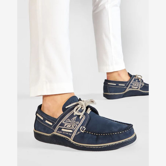 TBS m čevlji GLOBEK  D8P02navy/froment