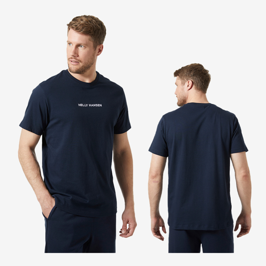 HELLY HANSEN m majica 54598 597 CORE T-SHIRT 2.0 dark navy