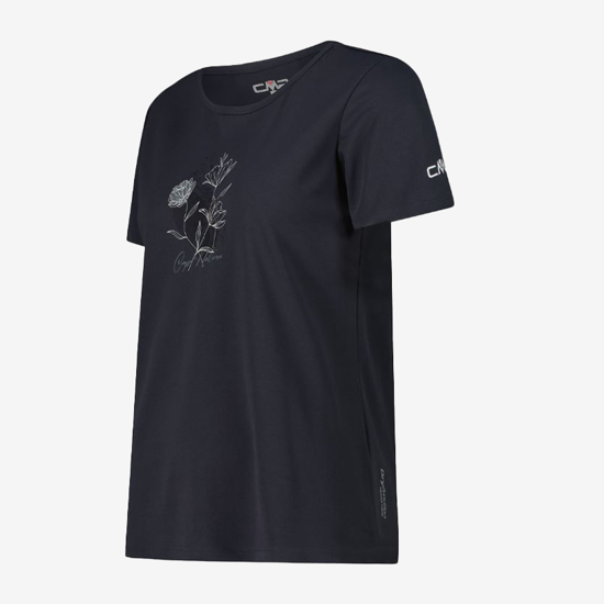CMP ž majica 38T6656 17UT T-SHIRT PIQUET antracite