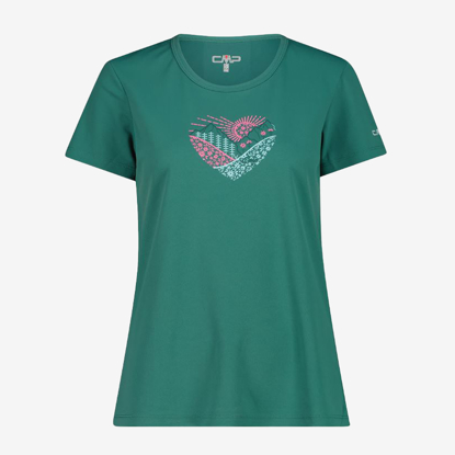 CMP ž majica 38T6656 E811 T-SHIRT PIQUET agave