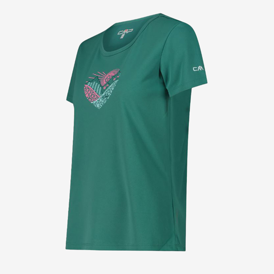 CMP ž majica 38T6656 E811 T-SHIRT PIQUET agave