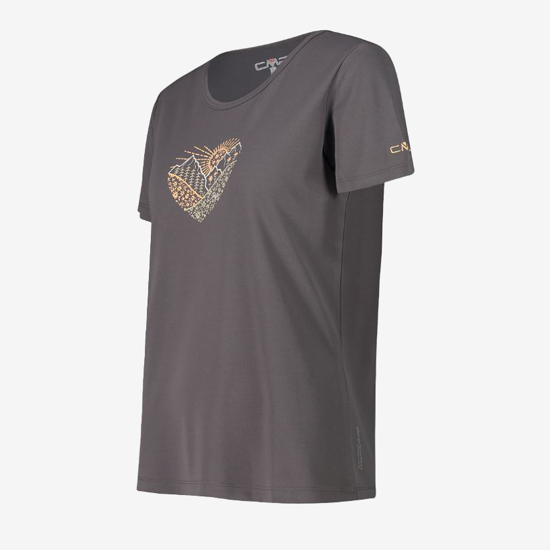 CMP ž majica 38T6656 Q955 T-SHIRT PIQUET terra