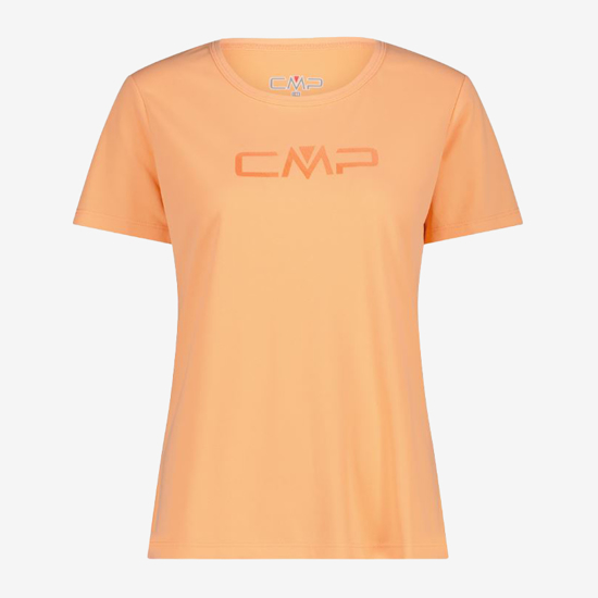 CMP ž majica 39T5676P C520 ROUND NECK T-SHIRT WITH CMP LOGO salmon