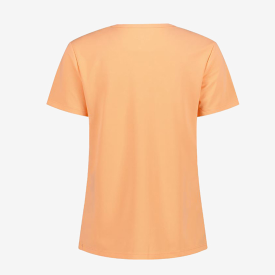 CMP ž majica 39T5676P C520 ROUND NECK T-SHIRT WITH CMP LOGO salmon