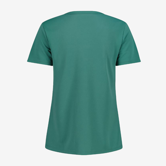 CMP ž majica 39T5676P E811 ROUND NECK T-SHIRT WITH CMP LOGO agave