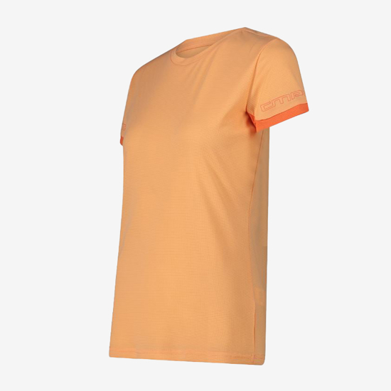 CMP ž majica 33N6316 C520 UNLIMITECH T SHIRT WITH LOGO salmone