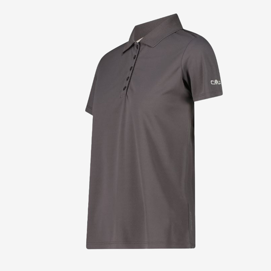 CMP ž polo majica 3T59676 Q955 ONE COLOUR PIQUET terra
